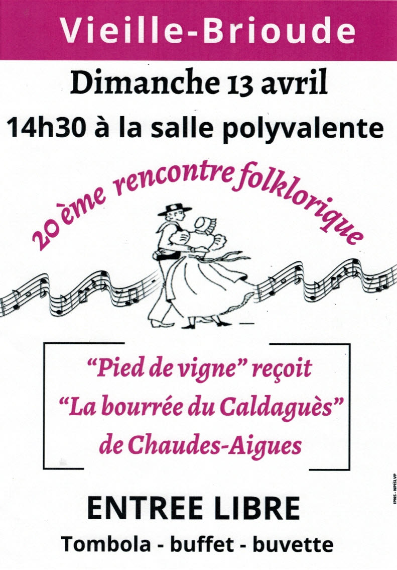 Affiche 20e rencontre folk